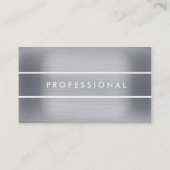 Professionele visitekaartjes met titaanmetaal (Achterkant)