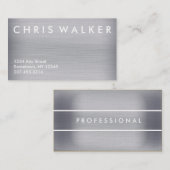 Professionele visitekaartjes met titaanmetaal (Voorkant / Achterkant)