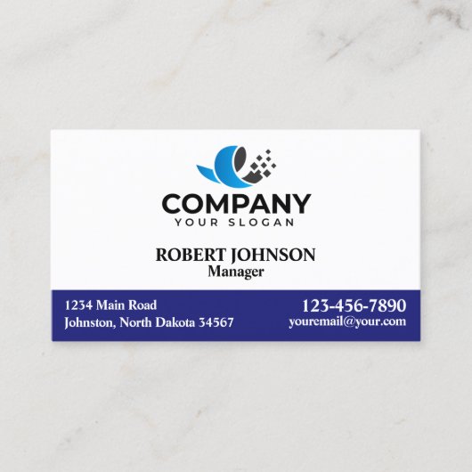 Professionele Visitekaartjes met uw Logo (Voorkant)