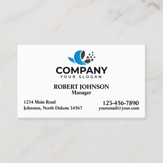 Professionele Visitekaartjes met uw Logo (Voorkant)