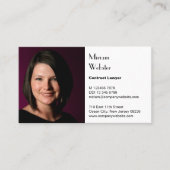 Professionele Visitekaartjes met zwarte en witte a Klantenkaartje (Voorkant)