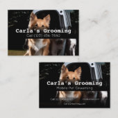 Professionele Visitekaartjes Mobiele Pet Grooming (Voorkant / Achterkant)