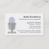 Professionele Visitekaartjes van de Actor van de S (Voorkant)