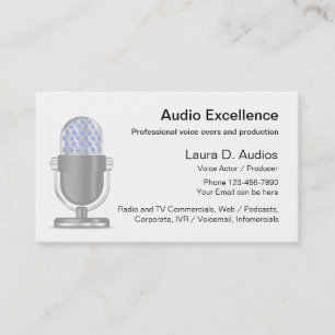 Professionele Visitekaartjes van de Actor van de S