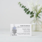 Professionele Visitekaartjes van de Actor van de S (Staand voorkant)