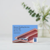 Professionele Visitekaartjes voor dakbedekking (Staand voorkant)