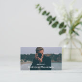 Professionele Visitekaartjes voor fotografie (Staand voorkant)