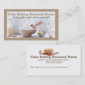 Professionele Visitekaartjes voor het bakken van b (Voorkant / Achterkant)