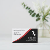 Professionele Visitekaartjes voor het reinigen (Staand voorkant)