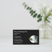 Professionele Visitekaartjes voor het schoonmaken  (Staand voorkant)