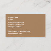 Professionele Visitekaartjes voor hondentraining (Achterkant)