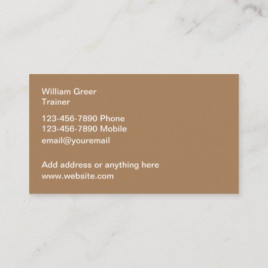 Professionele Visitekaartjes voor hondentraining (Achterkant)