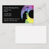 Professionele Visitekaartjes voor huisschilderen (Voorkant / Achterkant)