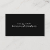 Professionele Visitekaartjes voor landschapsfotogr (Achterkant)