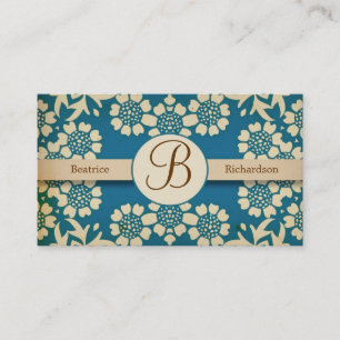 professionele visitekaartjes voor monogram