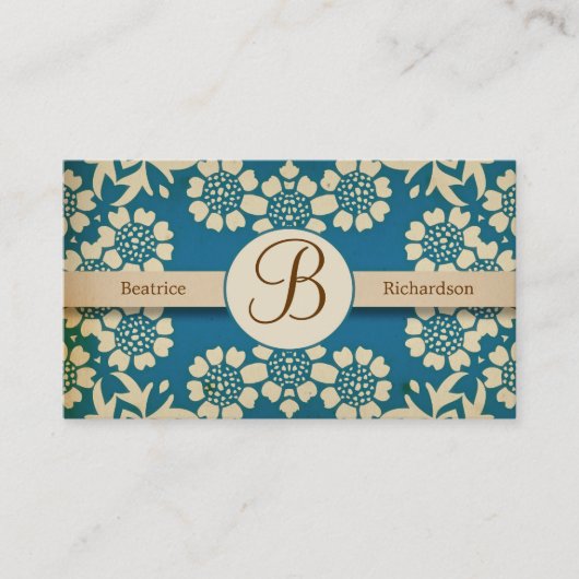  professionele visitekaartjes voor monogram (Voorkant)