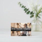 Professionele Visitekaartjes voor Pallet en Online (Staand voorkant)