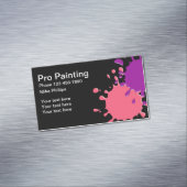 Professionele Visitekaartjes voor schilders Magnetisch Visitekaartje (Voorbeeld)