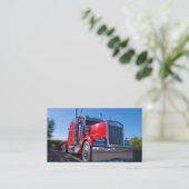 professionele visitekaartjes voor vrachtvervoer (Staand voorkant)