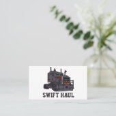 professionele visitekaartjes voor vrachtvervoer (Staand voorkant)