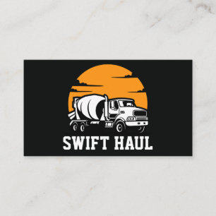 professionele visitekaartjes voor vrachtvervoer