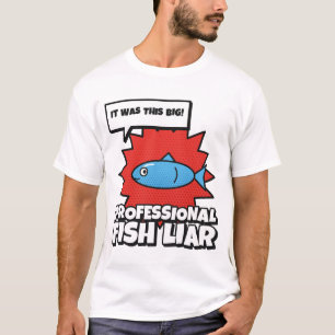 Professionele Visleugenaar Grappige Vissen Pop Art T-shirt
