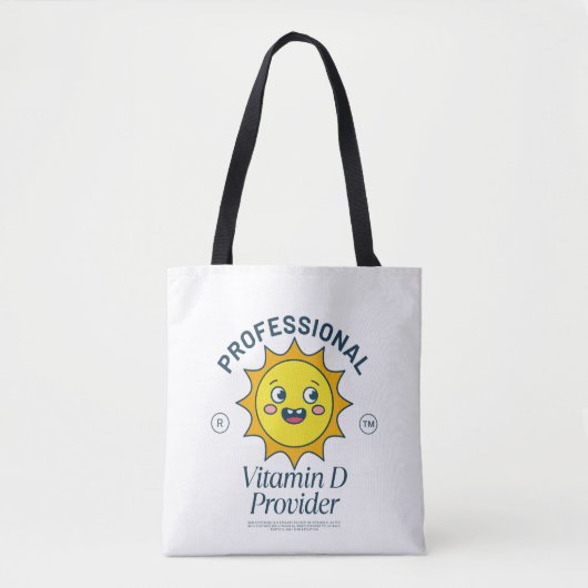 professionele vitamine D-leverancier Tote Bag (Voorkant)