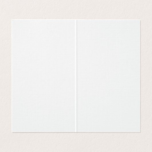 Professionele vlakke minimalistische moderne linne visitekaartje (Binnenkant ongevouwen)