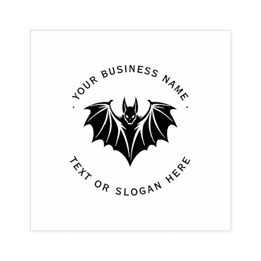 Professionele vleermuis rubberstempel (Afrduk)