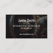 Professionele Vliegtuig Mechanic Services Kaarten Visitekaartje (Achterkant)