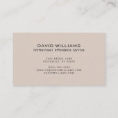 Professionele vloerbedekking en ketel visitekaartje (Achterkant)