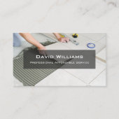 Professionele vloerbedekking en Visitekaartje van (Voorkant)