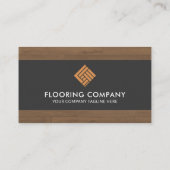 Professionele Vloeren Aannemer Houtkorrel Visitekaartje (Achterkant)