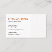 Professionele Vloeren Aannemer Houtkorrel Visitekaartje (Voorkant)