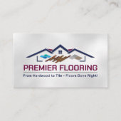 Professionele Vloeren Diensten - Vloerinstallatie Visitekaartje (Voorkant)