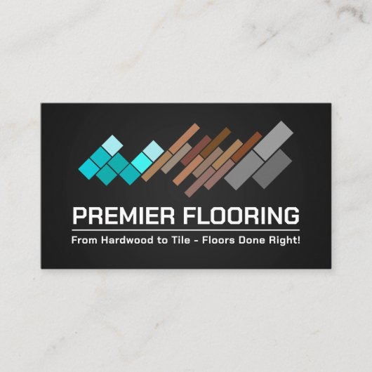 Professionele Vloeren Diensten - Vloerinstallatie Visitekaartje (Voorkant)