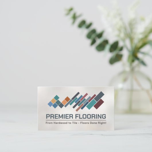 Professionele Vloeren Diensten - Vloerinstallatie Visitekaartje (Staand voorkant)