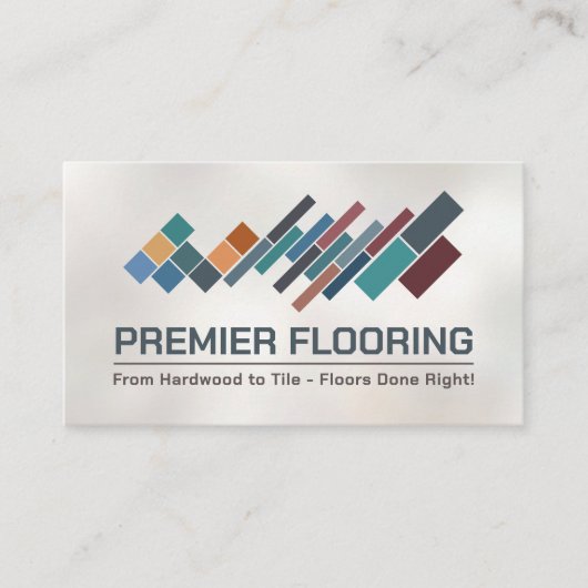 Professionele Vloeren Diensten - Vloerinstallatie Visitekaartje (Voorkant)