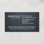 Professionele Vloeren Diensten - Vloerinstallatie Visitekaartje (Achterkant)