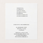 Professionele vloeren en tegels visitekaartje (Binnenkant ongevouwen)