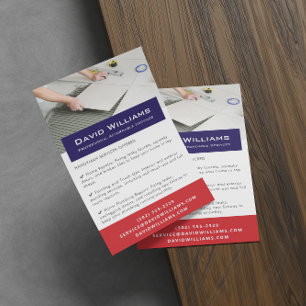Professionele Vloeren en Tiler Handyman Services Flyer