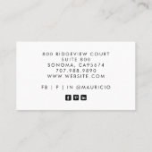 Professionele vloertegels visitekaartje (Achterkant)