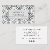 Professionele vloertegels visitekaartje (Voorkant / Achterkant)