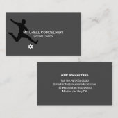 Professionele Voetbal coach Modern Visitekaartje (Voorkant / Achterkant)