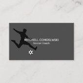 Professionele Voetbal coach Modern Visitekaartje (Voorkant)