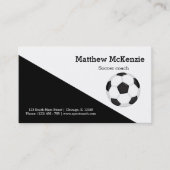 Professionele Voetbal coach Visitekaartje (Voorkant)