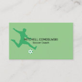 Professionele Voetbal coach Visitekaartje (Voorkant)