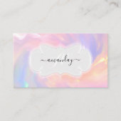 Professionele vormgeving Artiest Nails Lash Hologr Visitekaartje (Voorkant)