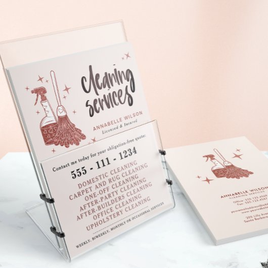 Professionele vormgeving en schoonmaak van het hui flyer