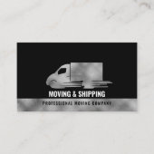 Professionele Vrachtwagen die Levering Vervoeren Visitekaartje (Voorkant)